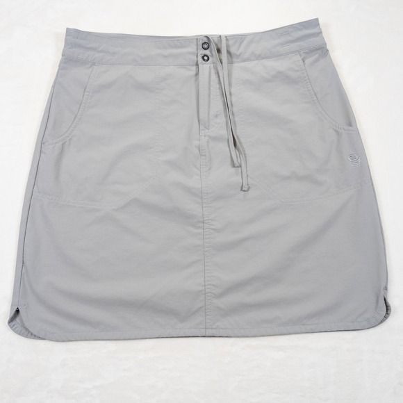 Mountain Hardwear Dresses & Skirts - Mountain Hardwear Hiking Skirt Womens 10 Gray Water Repellent Unlined Bottoms
